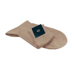 Chaussettes Babel, Beige mastic